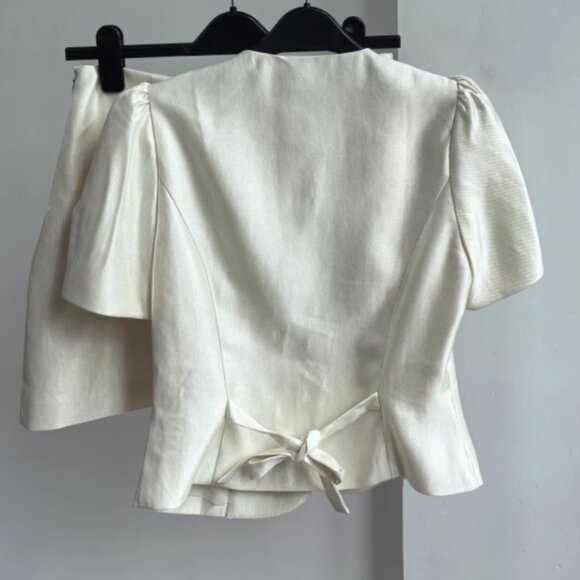 Reformation Mika Two Piece - Cream - Picture 6 of 15